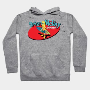 Front Logo - Brian McVay animator Hoodie